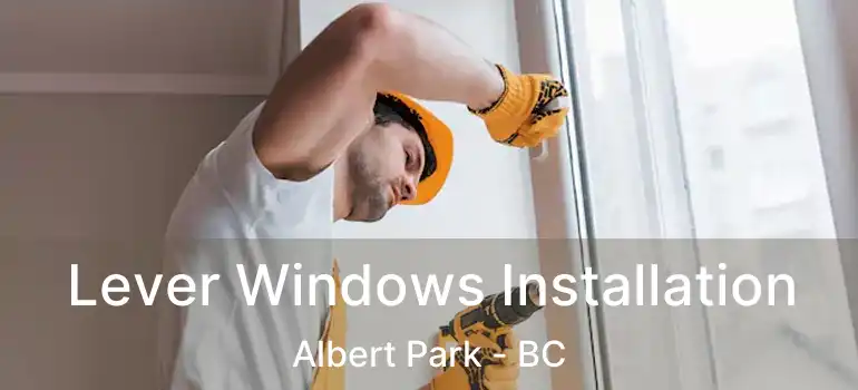  Lever Windows Installation Albert Park - BC
