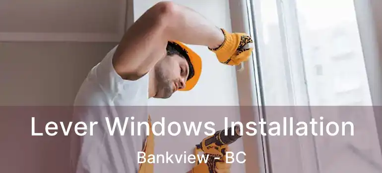  Lever Windows Installation Bankview - BC