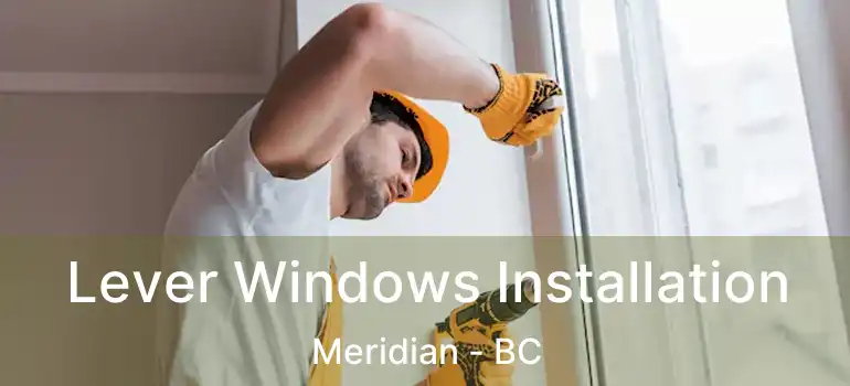  Lever Windows Installation Meridian - BC