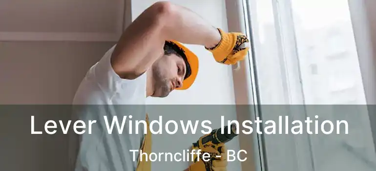  Lever Windows Installation Thorncliffe - BC