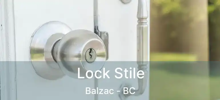  Lock Stile Balzac - BC