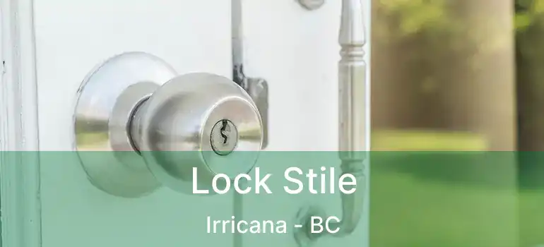  Lock Stile Irricana - BC