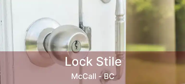  Lock Stile McCall - BC