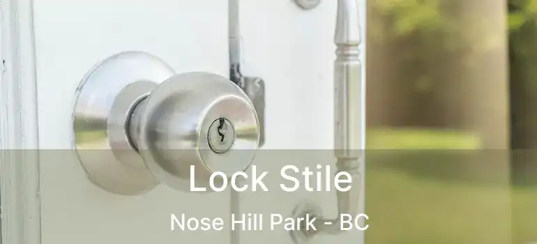  Lock Stile Nose Hill Park - BC