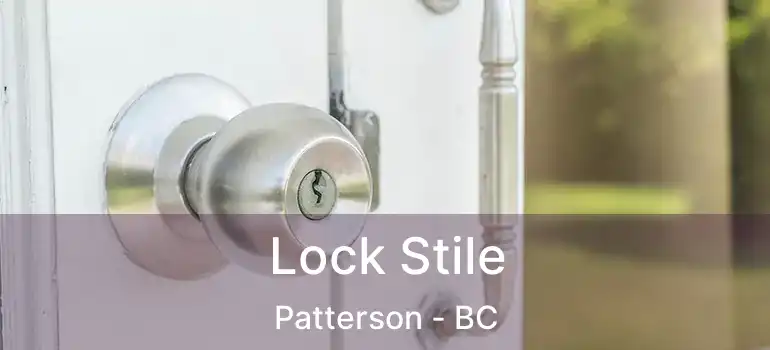  Lock Stile Patterson - BC