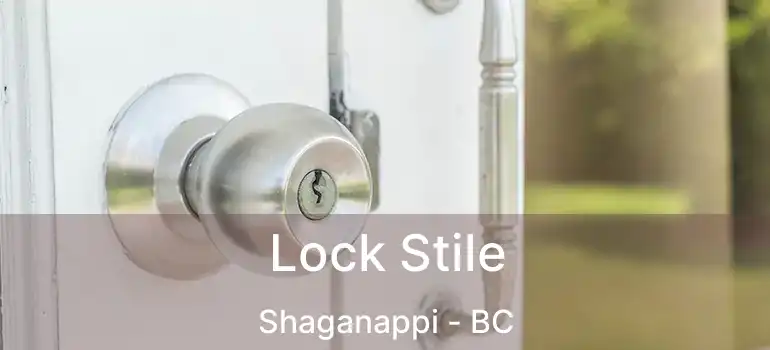  Lock Stile Shaganappi - BC