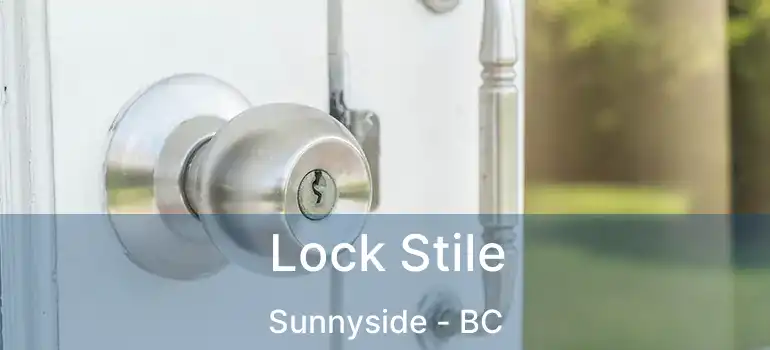  Lock Stile Sunnyside - BC
