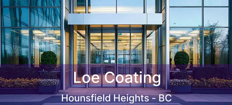  Loe Coating Hounsfield Heights - BC