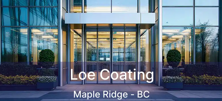  Loe Coating Maple Ridge - BC