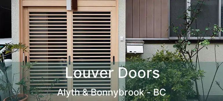  Louver Doors Alyth & Bonnybrook - BC