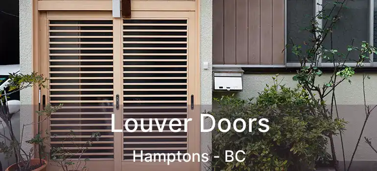  Louver Doors Hamptons - BC