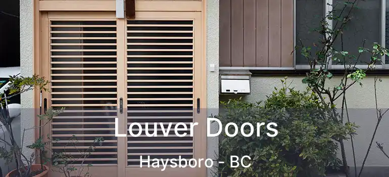  Louver Doors Haysboro - BC