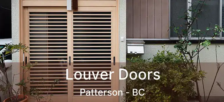  Louver Doors Patterson - BC