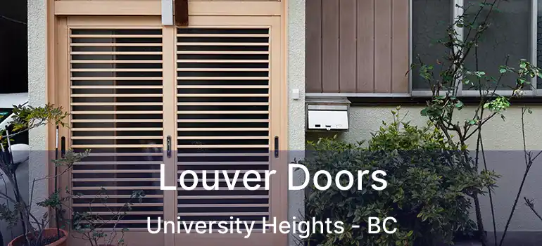  Louver Doors University Heights - BC