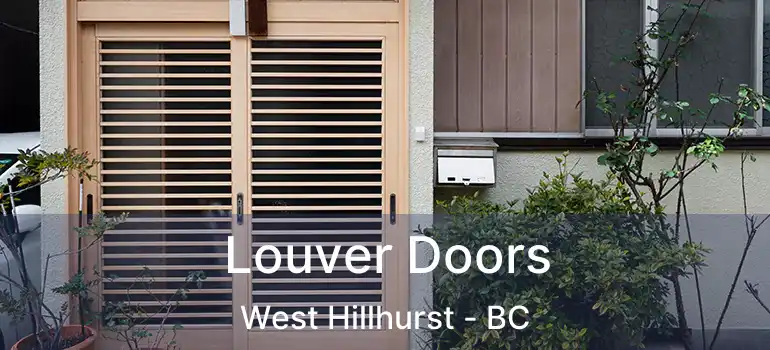  Louver Doors West Hillhurst - BC