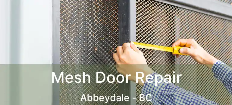  Mesh Door Repair Abbeydale - BC