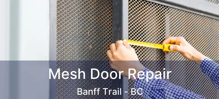  Mesh Door Repair Banff Trail - BC