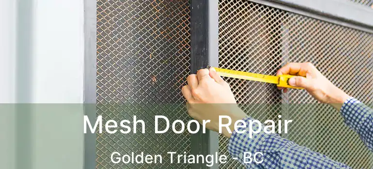  Mesh Door Repair Golden Triangle - BC