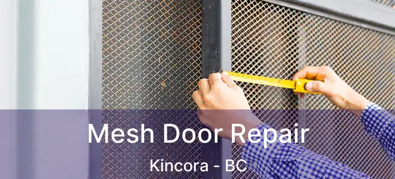  Mesh Door Repair Kincora - BC