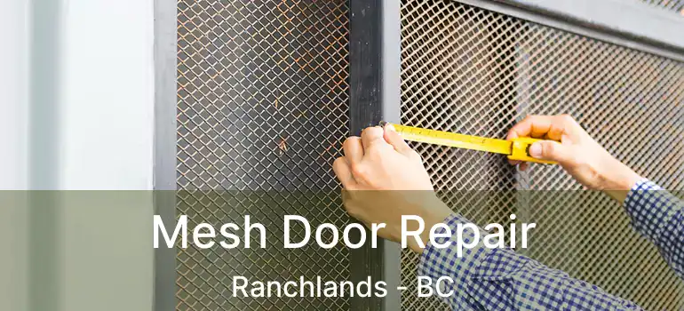  Mesh Door Repair Ranchlands - BC