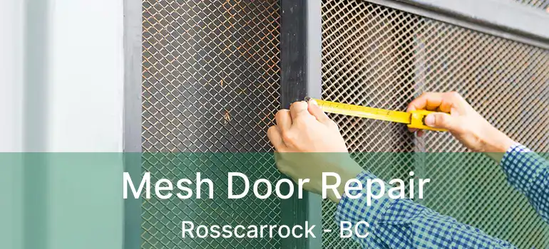  Mesh Door Repair Rosscarrock - BC