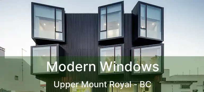  Modern Windows Upper Mount Royal - BC