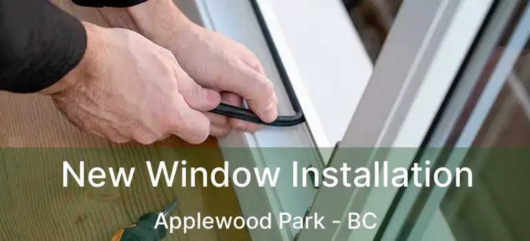  New Window Installation Applewood Park - BC