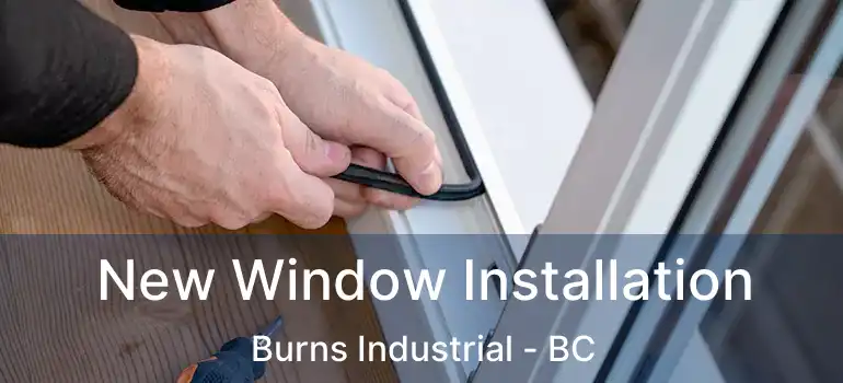  New Window Installation Burns Industrial - BC