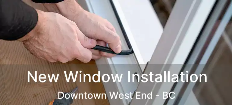 New Window Installation Downtown West End - BC