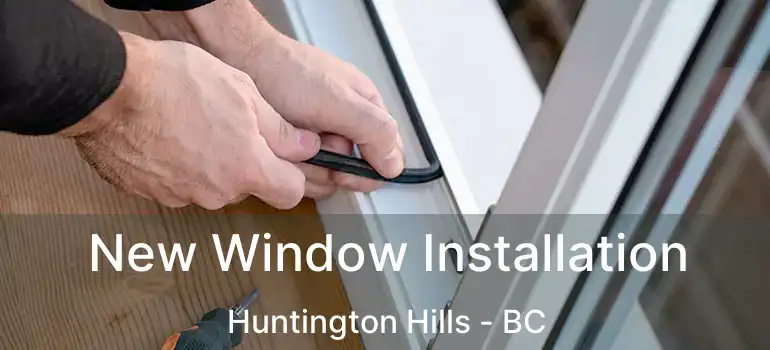  New Window Installation Huntington Hills - BC