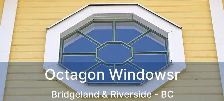  Octagon Windowsr Bridgeland & Riverside - BC