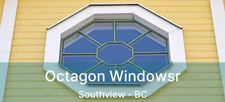 Octagon Windowsr Southview - BC