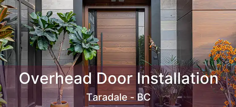  Overhead Door Installation Taradale - BC