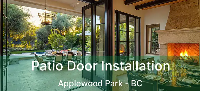  Patio Door Installation Applewood Park - BC
