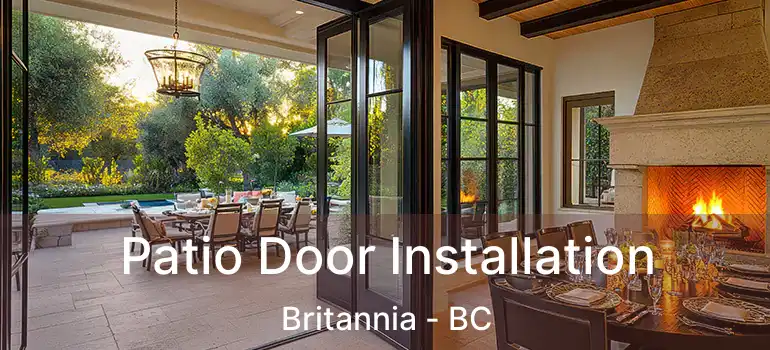  Patio Door Installation Britannia - BC