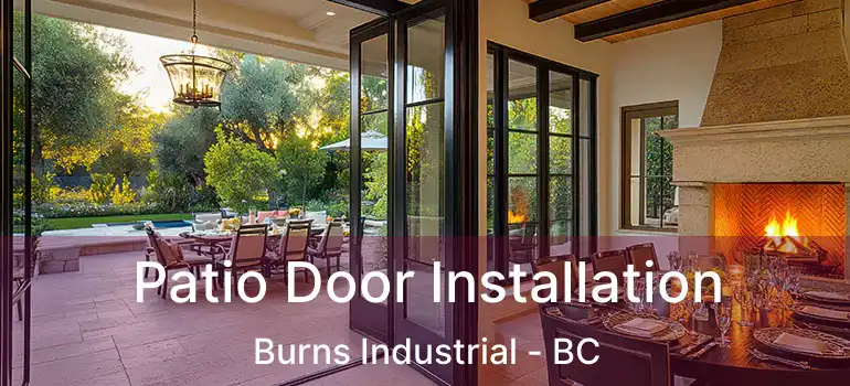  Patio Door Installation Burns Industrial - BC