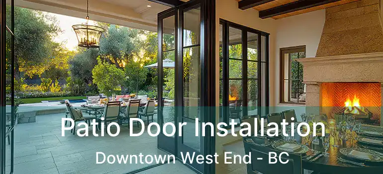  Patio Door Installation Downtown West End - BC