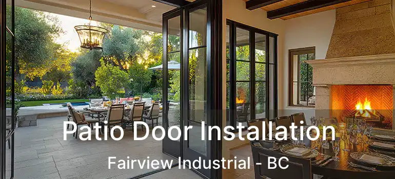  Patio Door Installation Fairview Industrial - BC