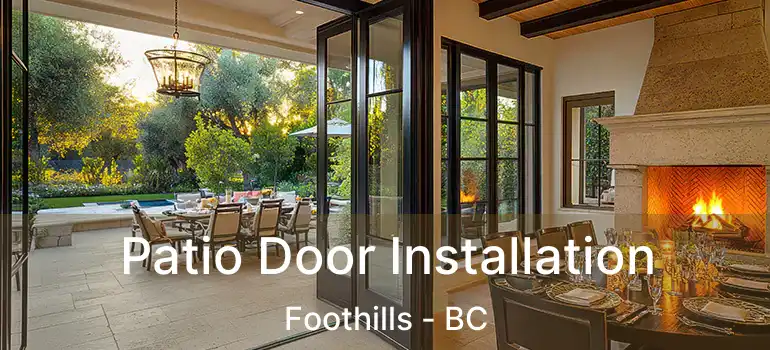  Patio Door Installation Foothills - BC