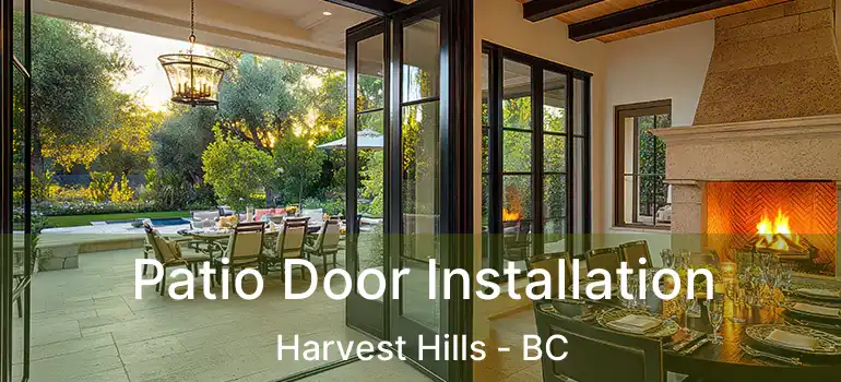  Patio Door Installation Harvest Hills - BC
