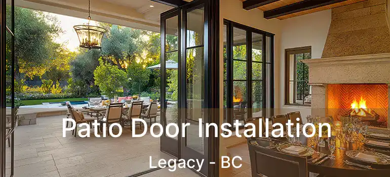  Patio Door Installation Legacy - BC