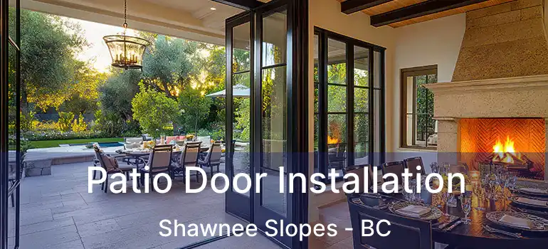  Patio Door Installation Shawnee Slopes - BC