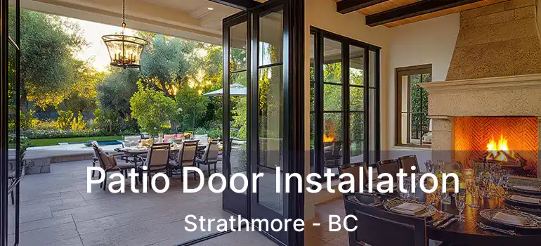  Patio Door Installation Strathmore - BC