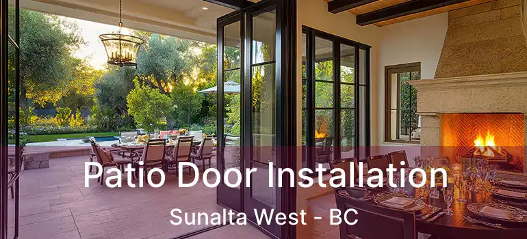  Patio Door Installation Sunalta West - BC