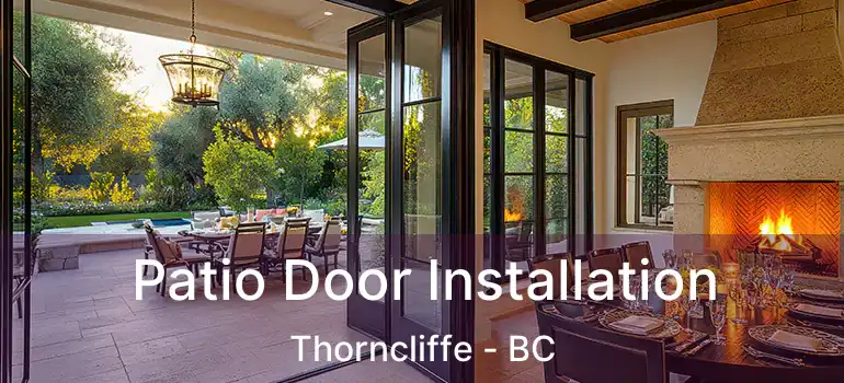  Patio Door Installation Thorncliffe - BC
