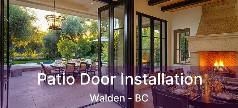  Patio Door Installation Walden - BC