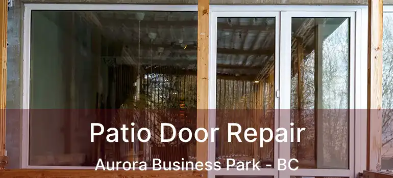  Patio Door Repair Aurora Business Park - BC