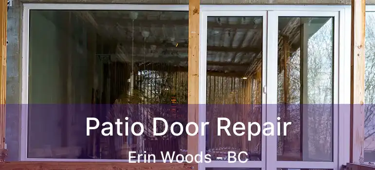  Patio Door Repair Erin Woods - BC