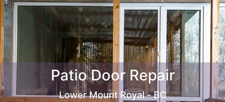  Patio Door Repair Lower Mount Royal - BC