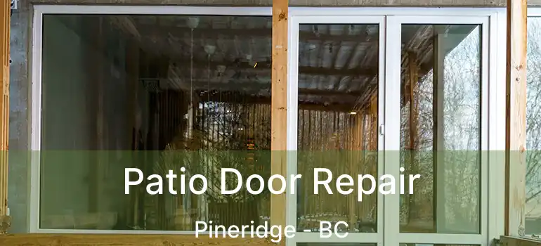  Patio Door Repair Pineridge - BC